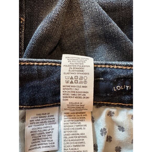 Lucky Brand Jeans Womens Size 6/28 Lolita Skinny Stretch Distressed Denim Preppy - Picture 7 of 11